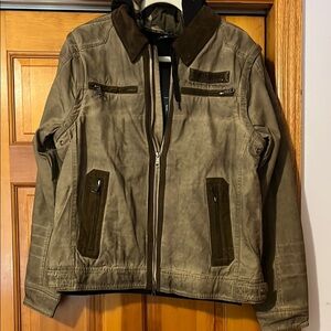 Harley-Davidson Tan and Brown 3in1 Hayden Jacket with Black hoodie.